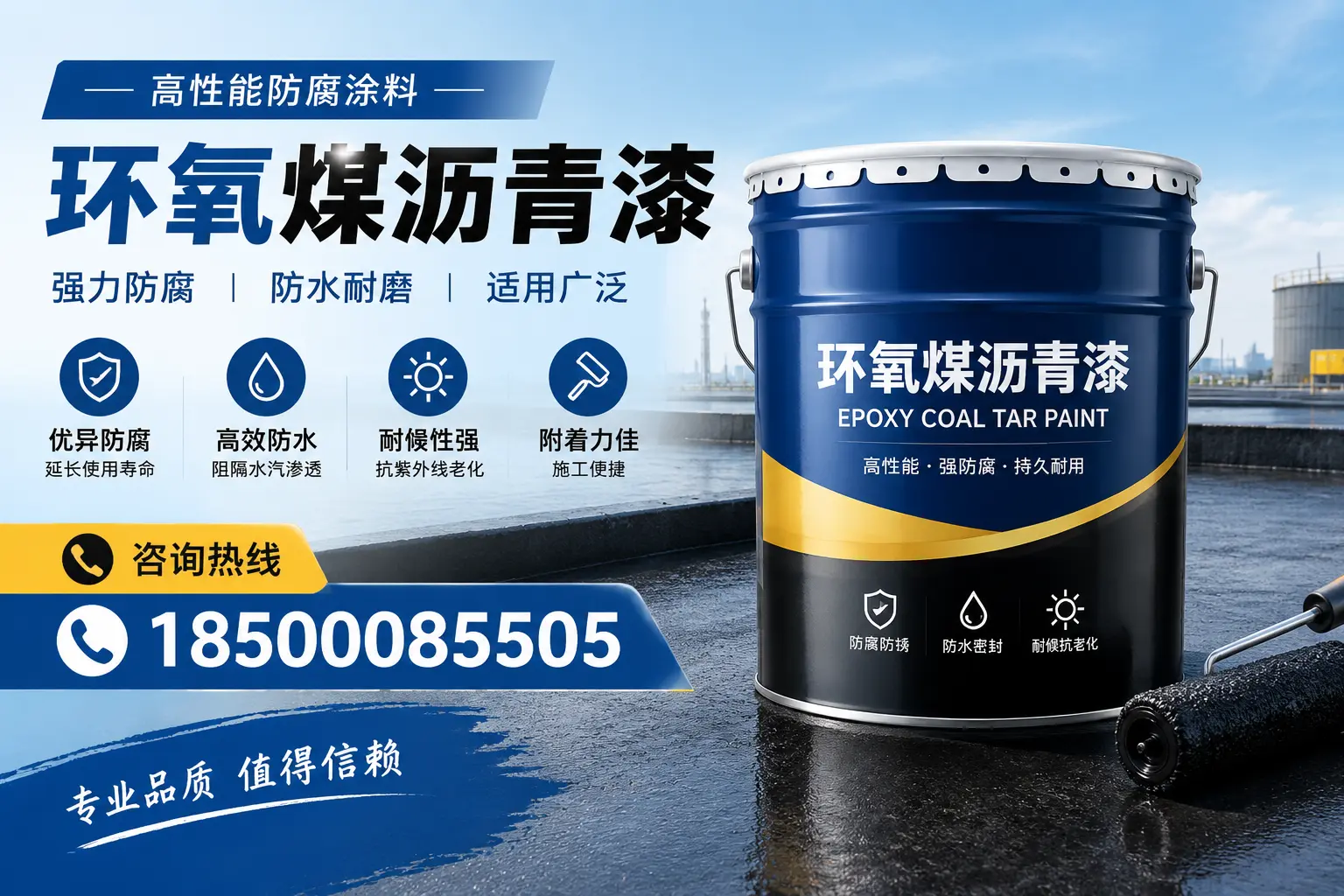 环氧煤沥青漆的主要成分与功能，五河用户深度了解